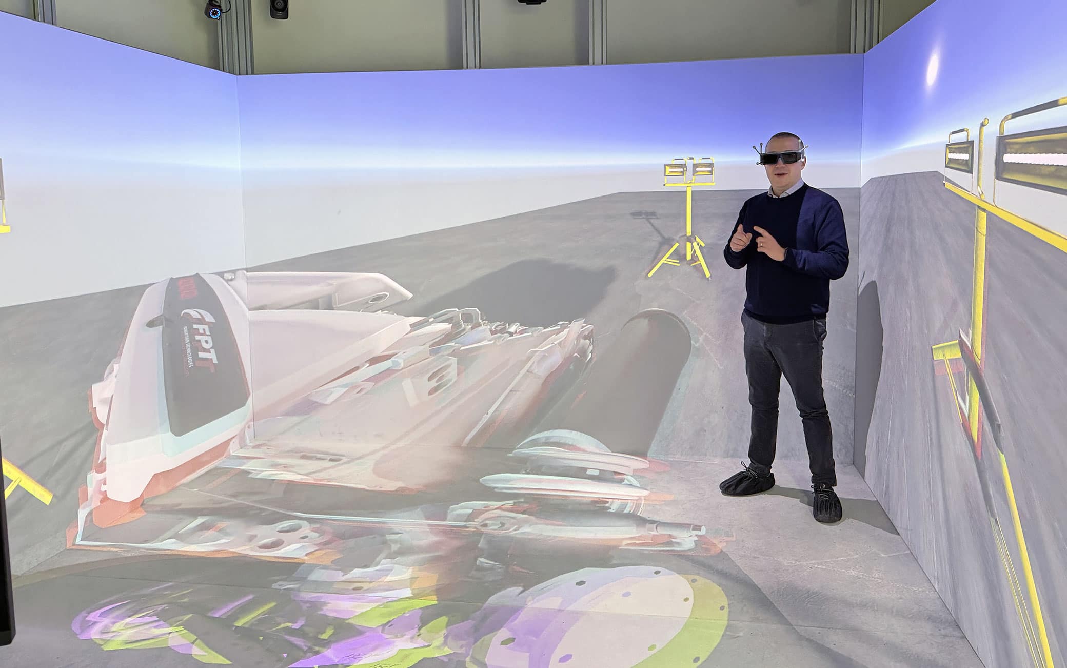 La nostra prova all’interno di CAVE