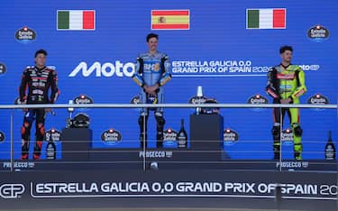 Il podio del Gp di Spagna