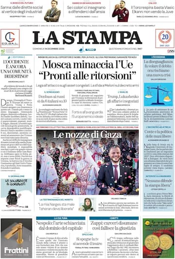 Rassegna stampa 14 dicembre 2025