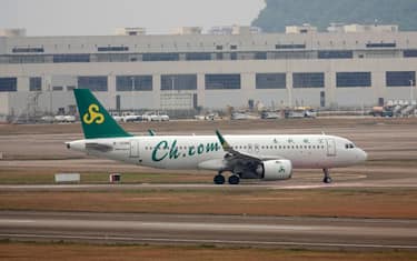 Un aereo della flotta di Spring Airlines China