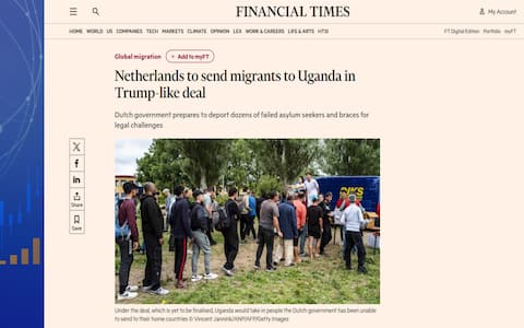 L'accordo tra Paesi Bassi e Uganda