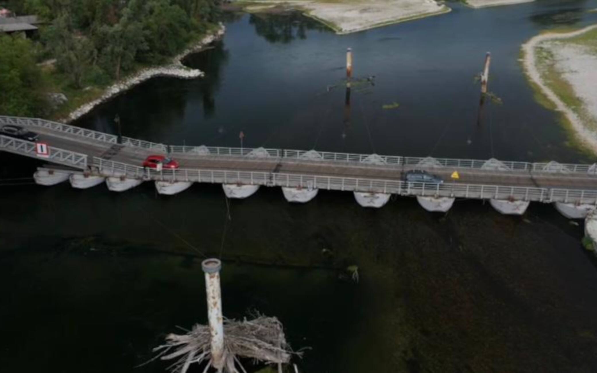 Il Ponte sulle barche sul Ticino