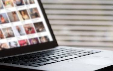 A computer and porn site