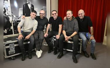 Sanremo : Teatro Ariston . 75° Festival della canzone italiana . Nella foto :  Modà