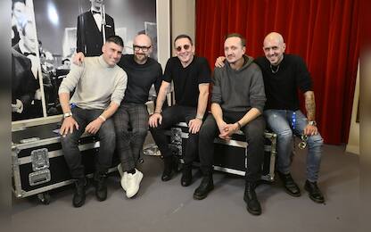 Sanremo : Teatro Ariston . 75° Festival della canzone italiana . Nella foto :  Modà