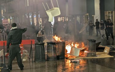 Gli scontri a Milano