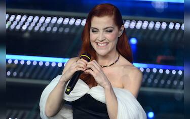 Italian singer Noemi performs on the stage of the Ariston theatre during the 75th edition of the Sanremo Italian Song Festival, in Sanremo, Italy, 11 February 2025. The music festival will run from 11 to 15 February 2025.  ANSA/ETTORE FERRARI