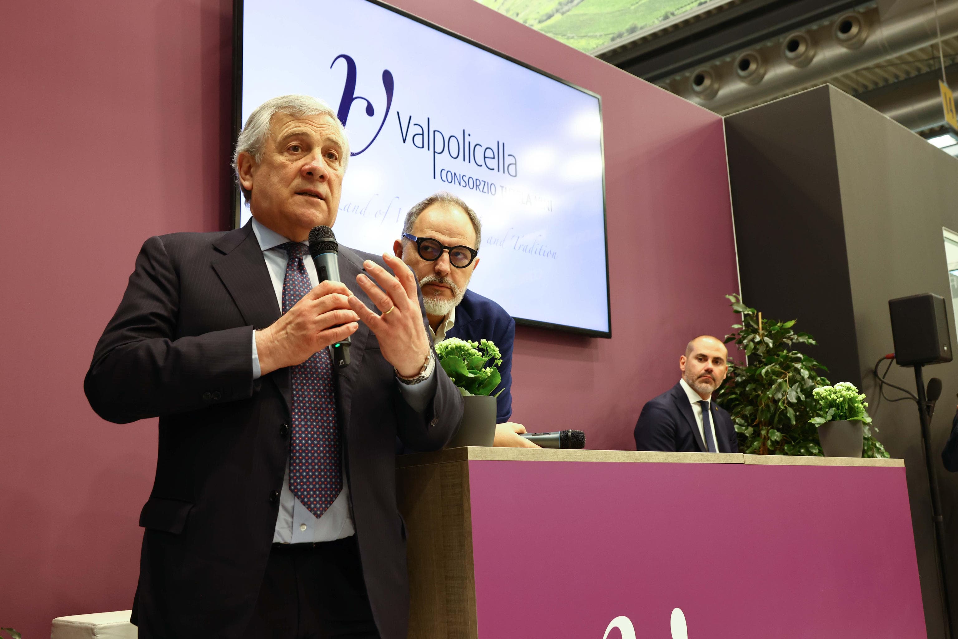 Antonio Tajani a Vinitaly