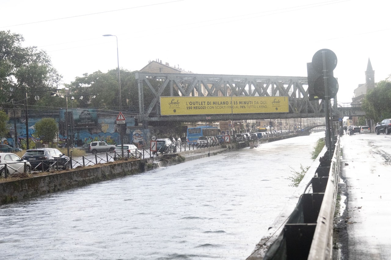 Forte temporale a Milano