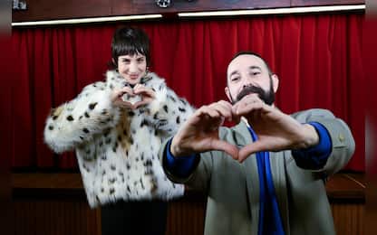 Sanremo : Teatro Ariston . 75° Festival della canzone italiana . Nella foto :  Coma Cose