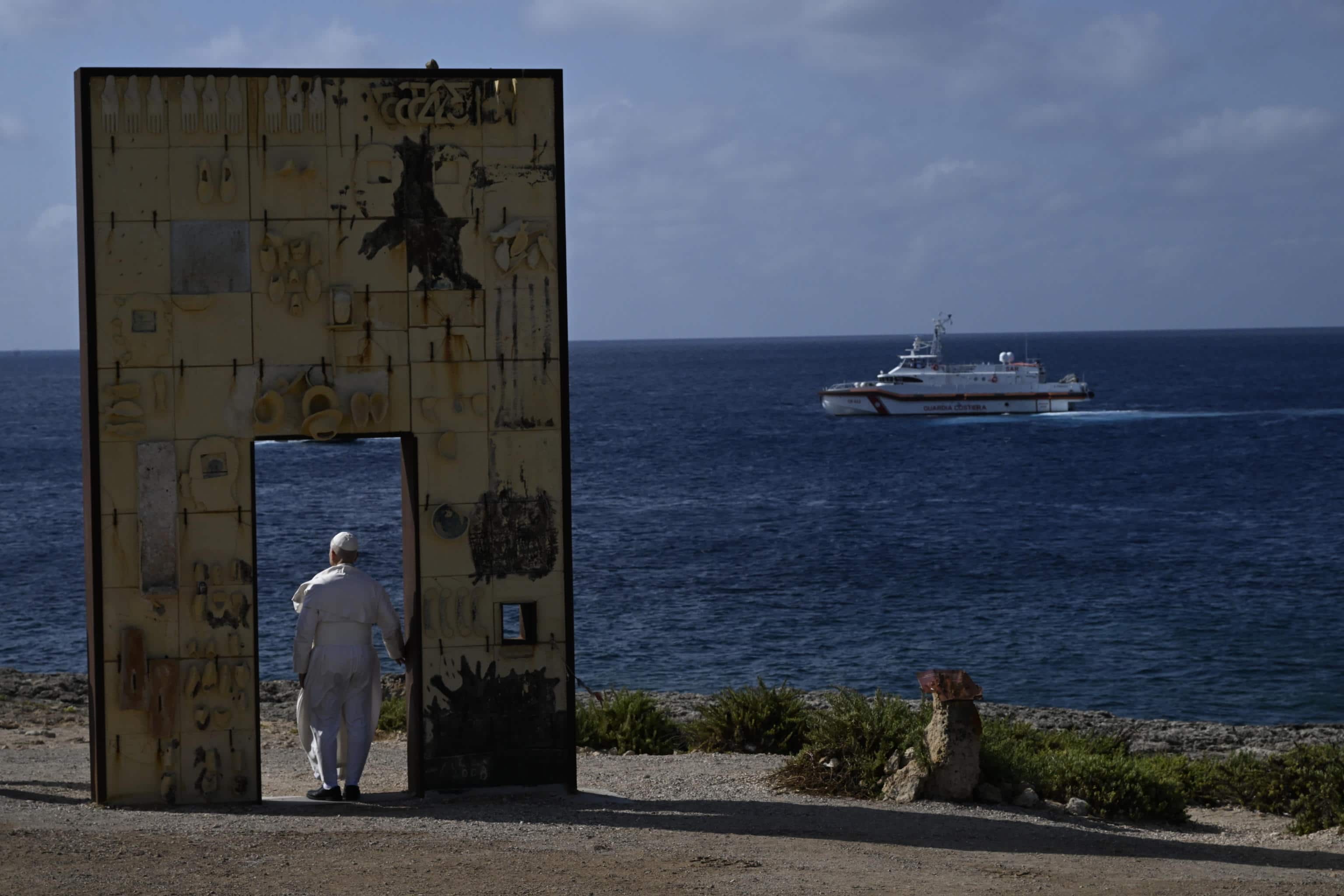 Papa Leone alla Porta d'Europa