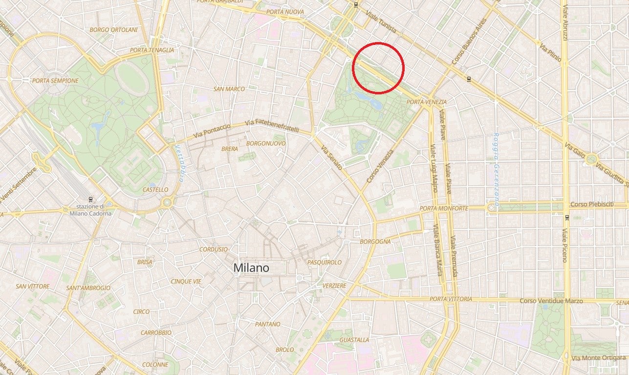 IL LUOGO DELL'INCIDENTE 