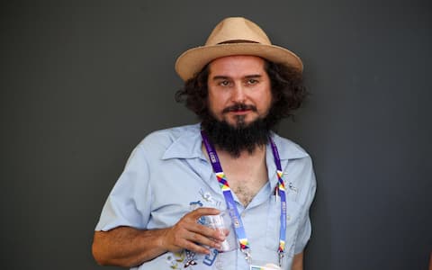 Italian songwriter Vinicio Capossela at Expo 2015, Milan, 30 June 2015.  ANSA/ MOURAD BALTI TOUATI