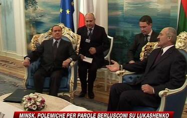 Minsk, Berlusconi loda l'ultimo "grande dittatore"