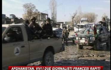 Afghanistan, vivi i due reporter francesi rapiti
