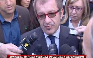 Minareti, Roberto Maroni: non ho obiezioni su referendum