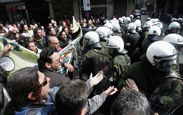 GREECE GENERAL STRIKE CLASHES