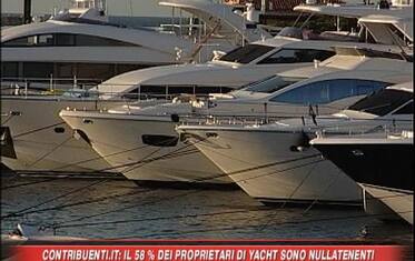 I poveri ricchi, non dichiarano nulla ma hanno lo yacht