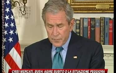 Crisi finanziaria, imperativo di Bush: Agire in tempi brevi