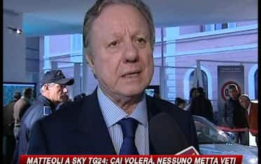 Matteoli: Cai volerà, nessuno ponga veti. Bersani: E' debole