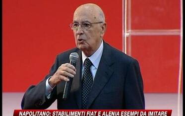 Napolitano visita la Fiat di Pomigliano d'Arco