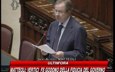 Viareggio, Matteoli: fiducia del governo ai vertici FS