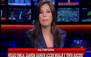Reggio E., guardia giurata uccide moglie e si spara