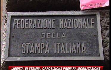 Libertà di stampa, opposizione pronta a scendere in piazza