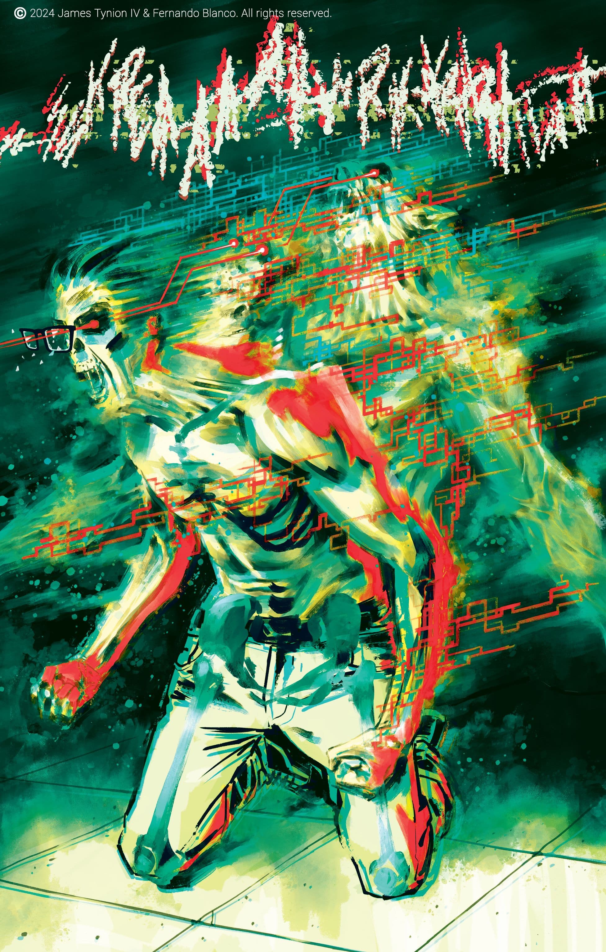 Una tavola tratta da W0rldtr33 di James Tynion IV e Fernando Blanco (Panini Comics)