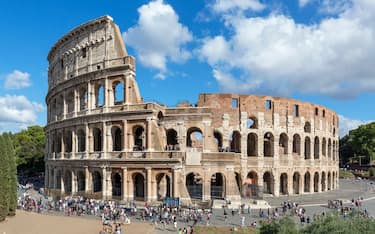 Rome Colosseum ( Coliseum ). The Roman Colosseum, Rome, Italy