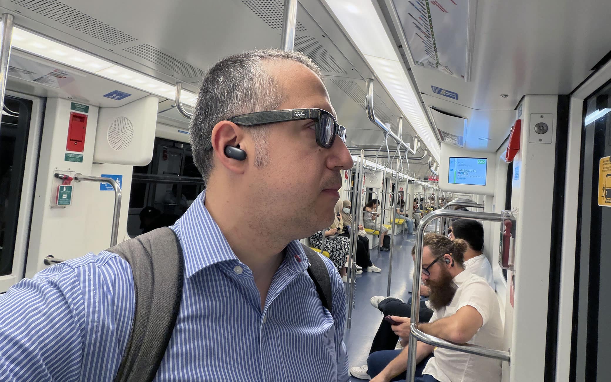 La nostra prova in metropolitana
