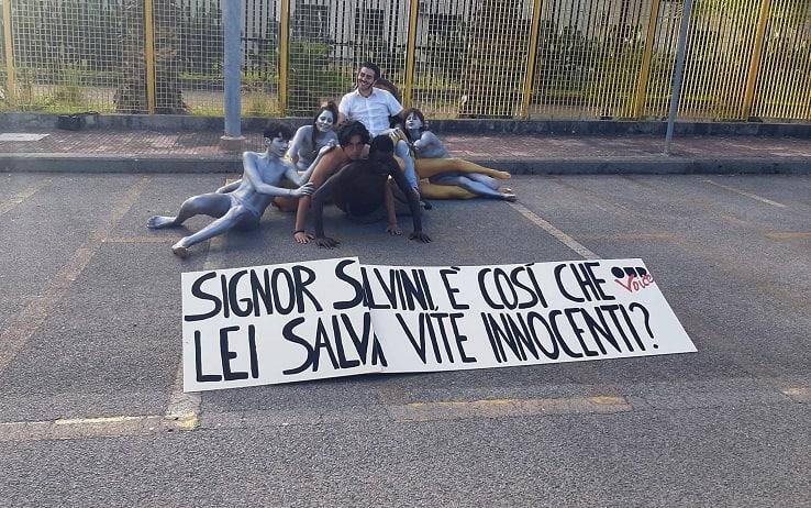 Il flash mob a Palermo