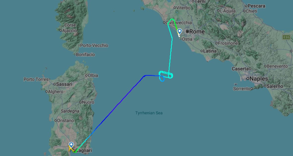 Volo Aeroitalia Cagliari Roma