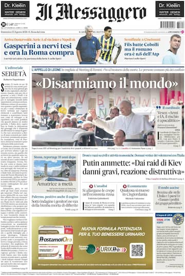 rassegna stampa 23 agosto