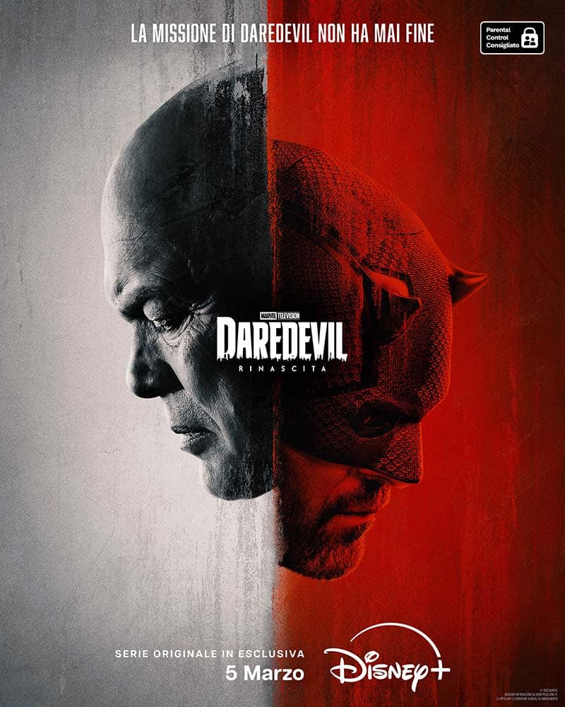 Daredevil: Born Again, il poster della serie tv