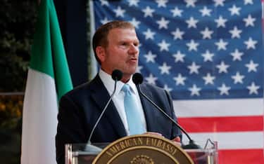 Ambassador of USA to Italy Tilman Joseph Fertitta at Villa Taverna, the US Ambassador's residence, to celebrate the upcoming US Independence Day on 04 July, in Rome, Italy, 2 July 2025. ANSA/GIUSEPPE LAMI