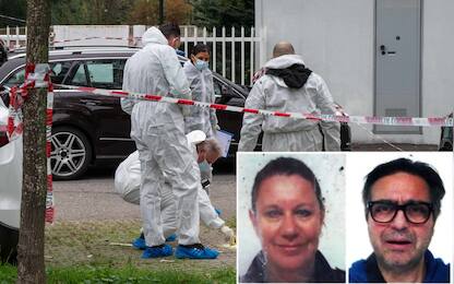 Donna accoltellata in via Grassini, Polizia Locale sul posto per effettuare  i rilievi, Milano, 22 Ottobre 2025, Ansa/Andrea Fasani 
