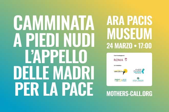 La marcia si terrà a Roma il 24 marzo alle 17.