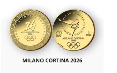 La moneta da 50 euro di Milano Cortina