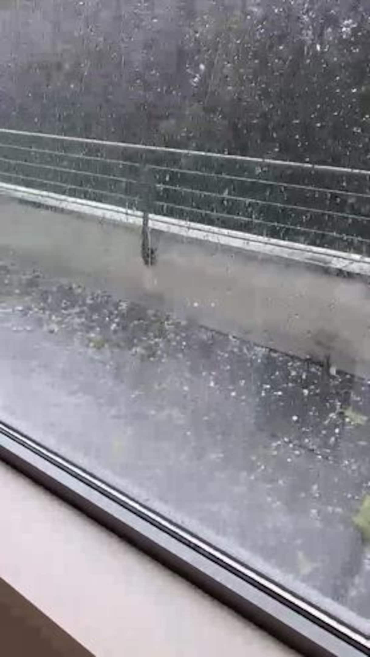 Maltempo, violenta grandinata nell'alto Milanese