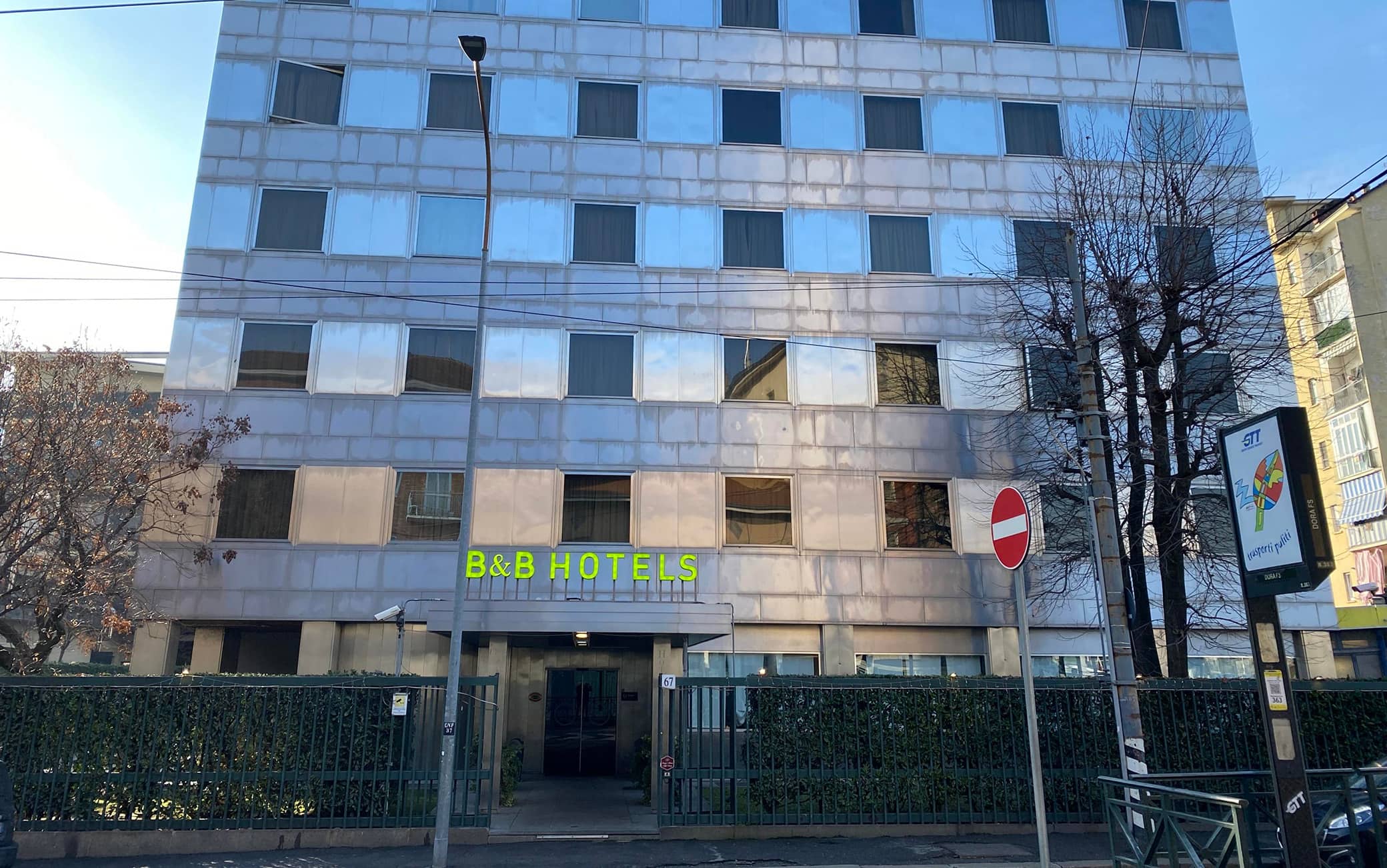 Il luogo della tentata rapina