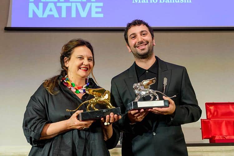  Il Leone d’Oro alla carriera va alla regista Emma Dante; il Leone d’Argento al regista greco-albanese Mario Banushi.                                   