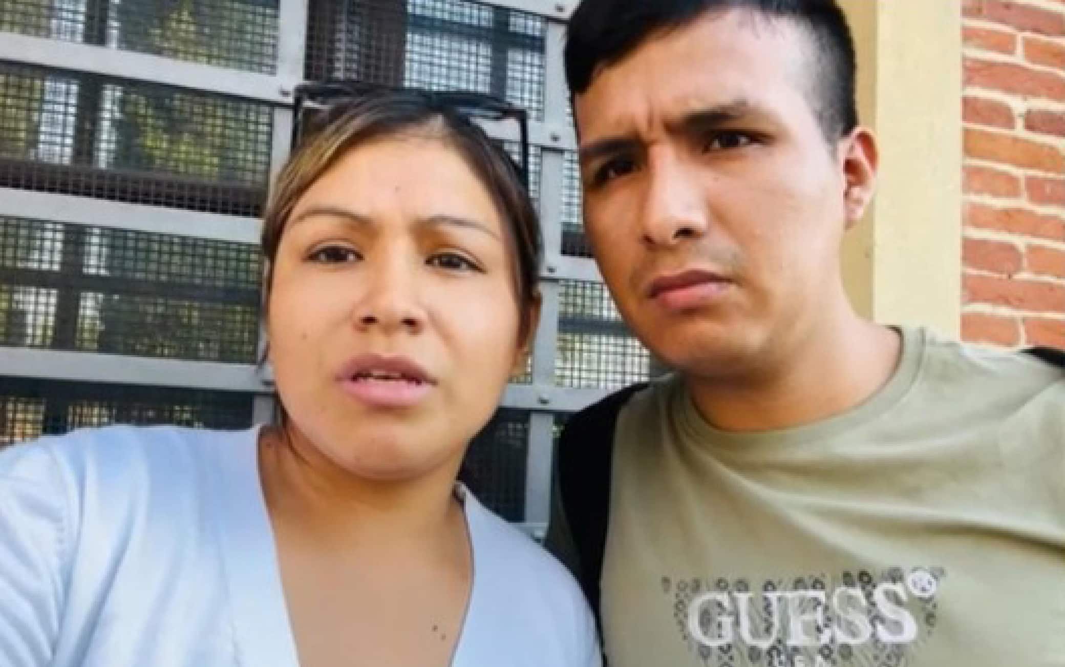 (FRAME DA VIDEO) A un mese dalla scomparsa di Kata, la bimba sparita dall'ex hotel Astor di Firenze, i genitori invocano l'aiuto della presidente del Consiglio, Giorgia Meloni, Firenze, 10 luglio 2023.ANSA