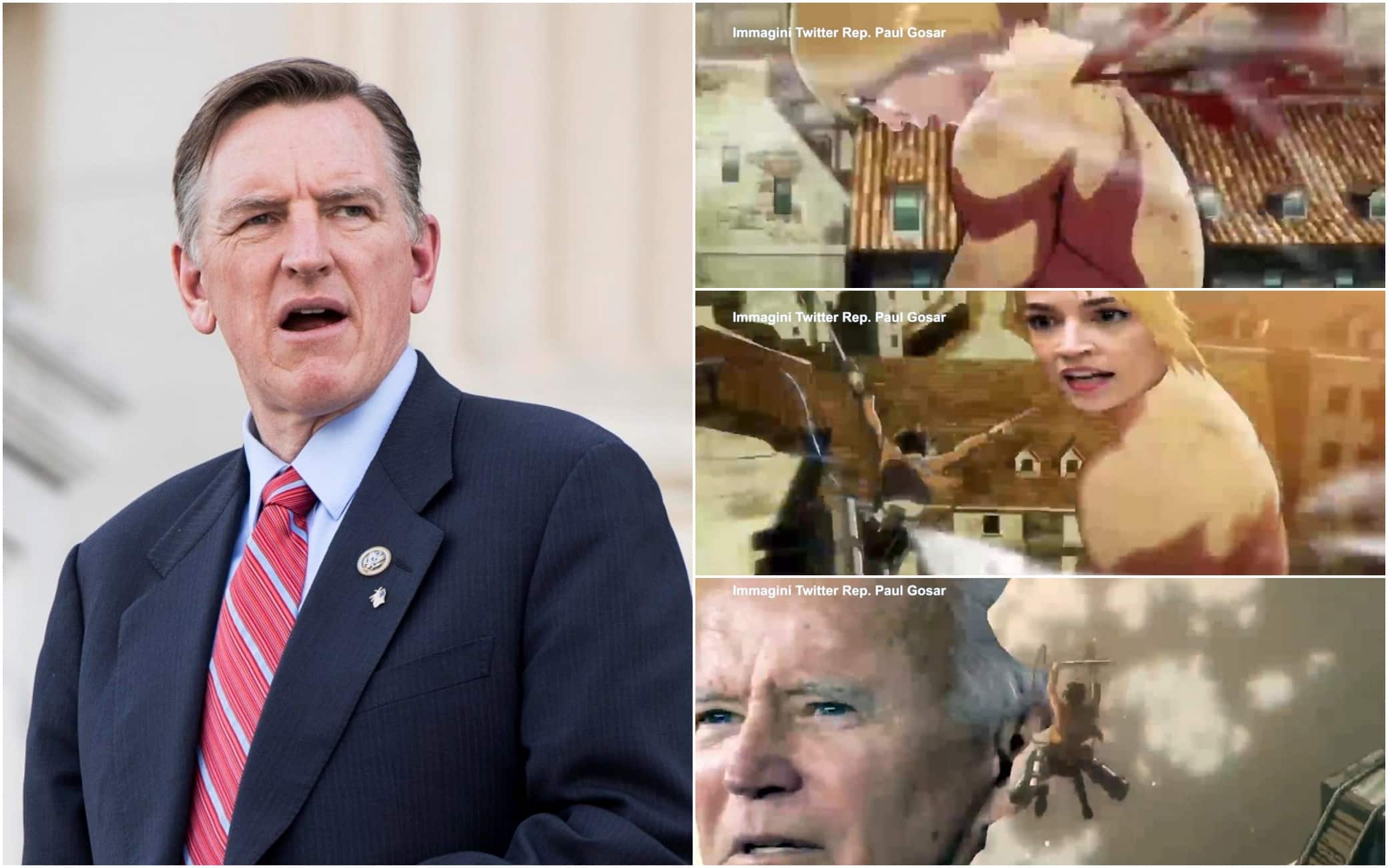 Paul Gosar e il video contro Alexandria Ocasio-Cortez e Joe Biden