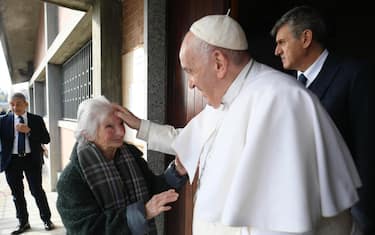 Il Papa con la cugina Carla Rabezzana 