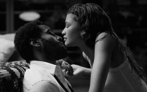 MALCOLM & MARIE (L-R): JOHN DAVID WASHINGTON as MALCOLM, ZENDAYA as MARIE. DOMINIC MILLER/NETFLIX © 2021