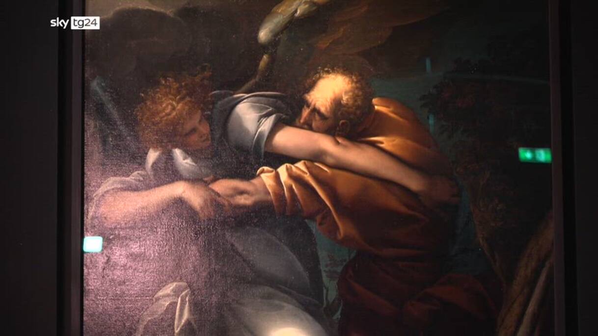 Lotta di Giacobbe con l'angelo in mostra a Rho Fiera Milano | Video Sky ...