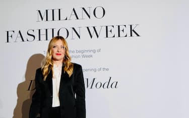 Giorgia Meloni partecipa alla serata inaugurale della Fashion Week al Palazzo Reale di Milano, 23 settembre 2026. ANSA/Ufficio stampa Palazzo Chigi +++ UFFICIO STAMPA PALAZZO CHIGI +++ FOTO NON IN  VENDITA - DA USARE SOLO PER FINI GIORNALISTICI  +++ NPK +++