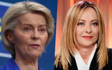 Ursula von der Leyen e Giorgia Meloni