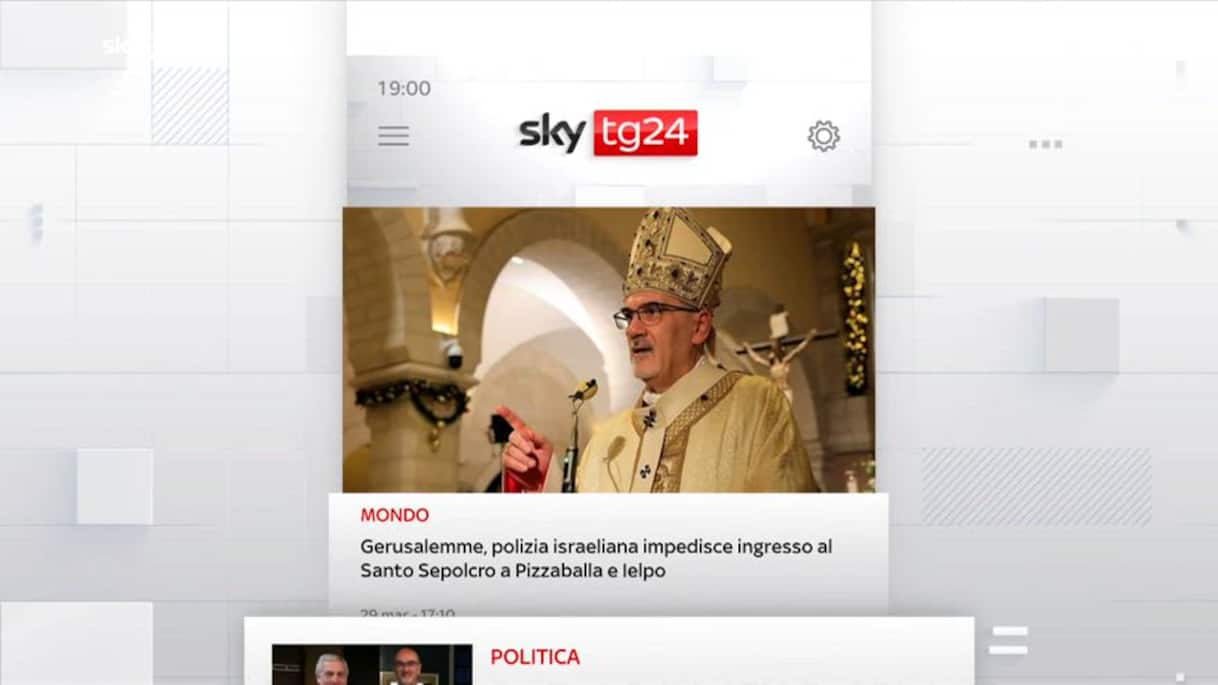 I titoli di Sky TG24 del 29 marzo, ore 19